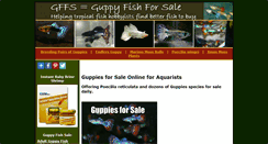 Desktop Screenshot of guppiesforsale.net